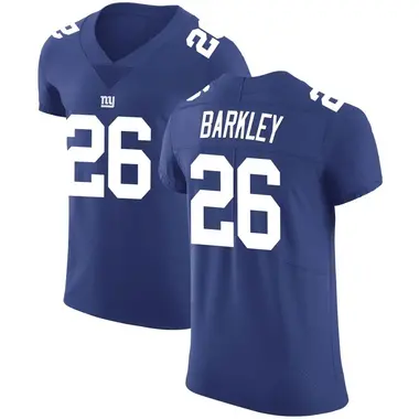 men's new york giants saquon barkley nike royal team color vapor untouchable limited jersey